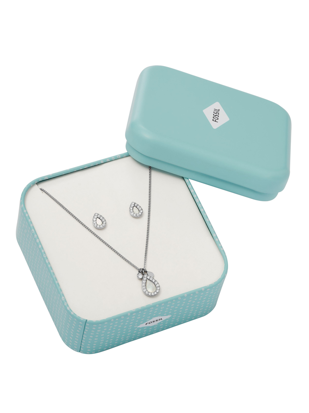 Классический набор Fossil Damen Collier Collier-Ohrschmuck Edelstahl 46 см JF03765040 18790₽