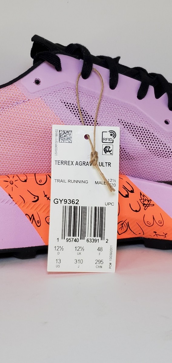 Adidas Mens Size 13 Terrex Agravic Ultra Trail Breast Cancer Awrns Running za1 Adidas Mens Size 13 Terrex Agravic Ultra Trail Breast Cancer  main image 3