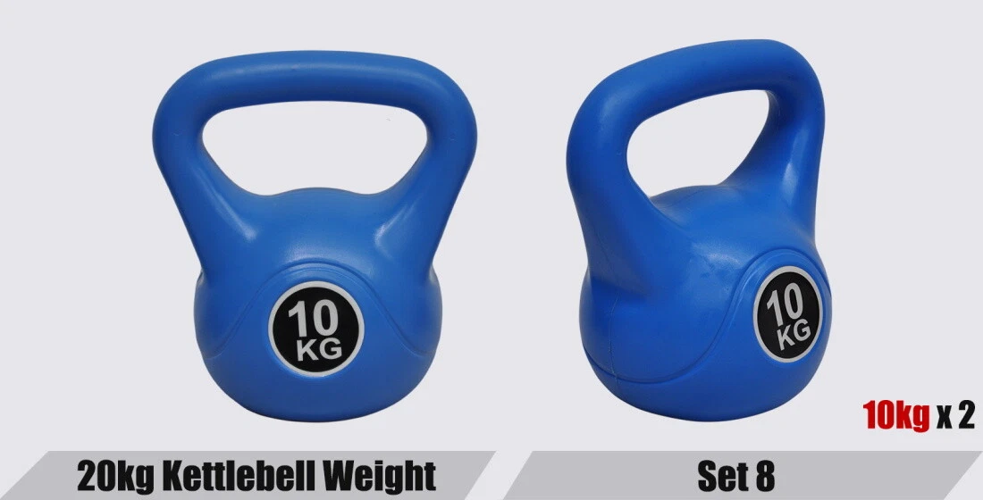 10kg 10kg Total 20kg Kettlebell Weight Home Gym Kettle Bell