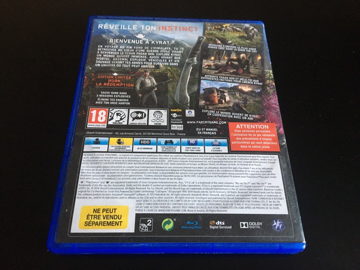 Far Cry 4 Limited Edition PS4 New Sealed UK PAL Version Game Sony PlayStation 4 3307215793510