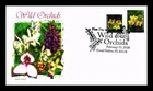 US COVER WILD ORCHIDS FIRST DAY ISSUE COMBO PANDA CACHET