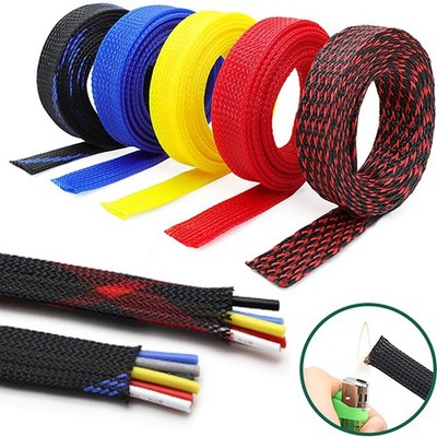 Gewebe Schläuche Kabelschutz PET 1mm Bis 100mm Gewebeschlauch Geflechtschlauch