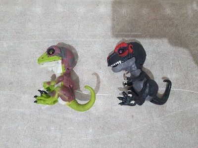 Fingerlinge Baby Dinosaurier Actionfigur Set 2 Stück Raptor T-Rex Set Gelenk