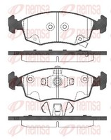 Remsa Bremsbelagsatz Scheibenbremse 0172.72 FüR 500L Fiat 199LYC1B Multijet
