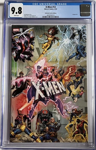 X-MEN #12 CGC 9.8 NM/MT 🔥Tyler Kirkham Unknown Comics Variant Cover 🔥Marvel