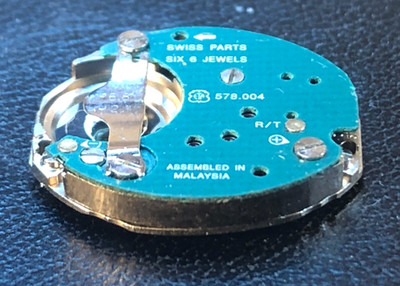 ETA 578.004 watch movement (works) - for project or parts - AS IS