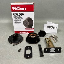 Hyper Tough 1754502 Keyed Entry Single Cylinder Deadbolt   Oil-Rubbed Bronze