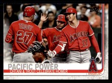 2019 Topps Update #US189 Pacific Power Shohei Ohtani / Mike Trout