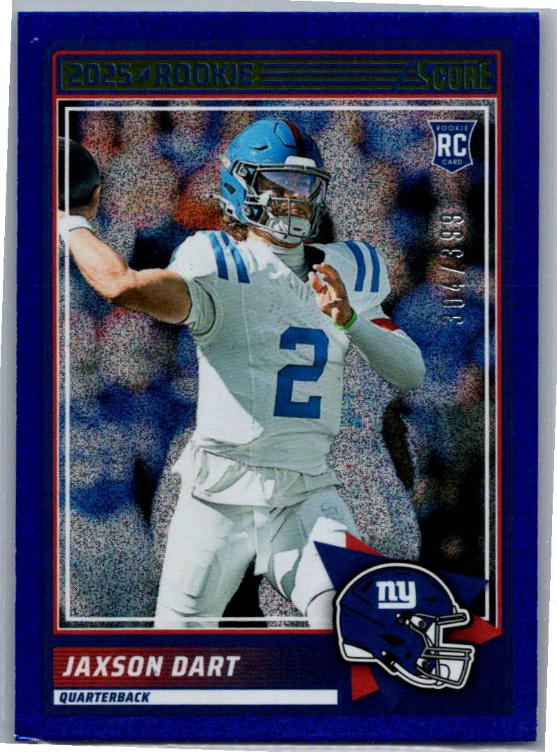 2025 Score #35 Jaxson Dart Dots Blue #/399