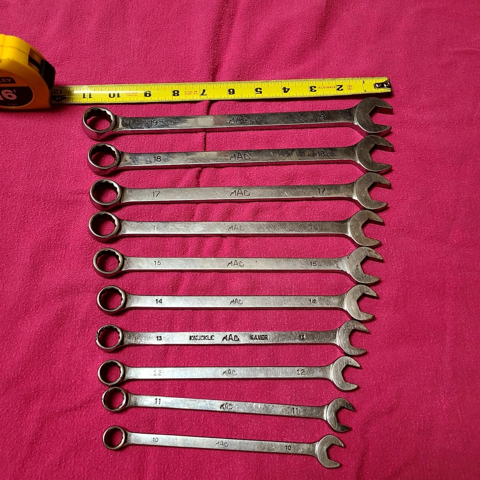 Mac Tools Metric Wrench Set 10mm - 19mm - Image 3 of 4