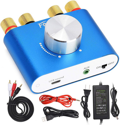 F900S 160W Mini Bluetooth 5.0 Power Amplifier, 2 Channel 80Wx2 Stereo Hi-Fi Digi