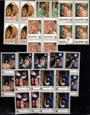 / 4X SAN MARINO 1979 - MNH - KUNST - RELIGION - KINDER - VÖGEL