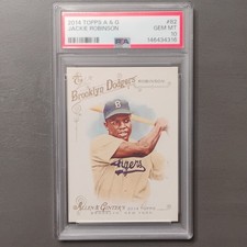 Topps 2014 Allen & Ginter's Jackie Robinson #82 PSA 10 Base Set Dodgers GEM 💎