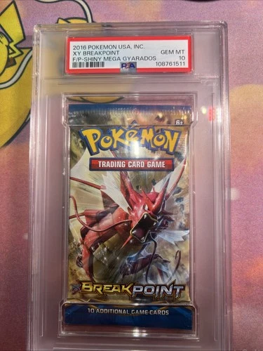 2016 Pokemon XY Breakpoint shiny Mega Gyarados Pack Pop 14
