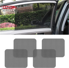 Car Side Window Sunshade, 4 PCS Static Cling Films Stickers Sun Shade UV Rays Pr