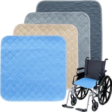 Waterproof Chair Pads for Incontinence, 4 Pack Washable Seat Protector Pads, Hig