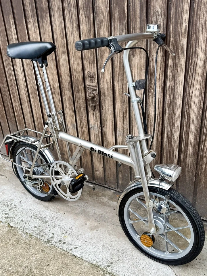 Fahrrad DI BLASI Klapprad Faltrad aus Edelstahl 16 Zoll - Bild 4 von 4