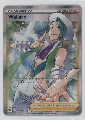 Wallace Ultra Rare Pokémon Sword & Shield Silver Tempest #194