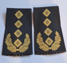 Bundeswehr Rangschlaufen Heer gelb auf oliv General gewebt 1 paar