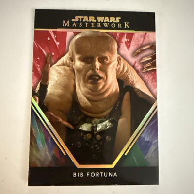 2024 Topps Star Wars Masterwork Bib Fortuna Red The Mandalorian /25 #33