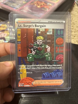 Lt. Surge's Bargain 185/132 Me01: Mega Evolution Holo