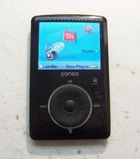SanDisk Sansa Fuze 4GB Digital Media MP3 Player Black. Works great, Fair cond.