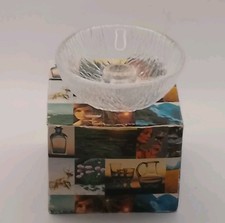 Hadeland Norway Crystal Glass candle holder Furu Mid Century Design