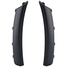 Front Driver & Passenger Pair Bumper Face Bar Trims Molding Step Pads Set of 2