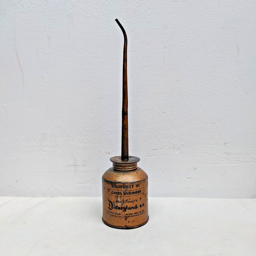 VTG Disneyland Railroad Oil Can Property of Chief Engineer Walt Disney Oiler