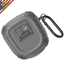 1Pc Grey Shockproof Case Cover w/ Clip For Bose QuietComfort Earbuds II/Ultra