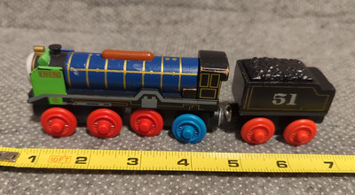 Thomas & Friends Wooden Railway Train Lot Hiro's Tender & Patchwork Hiro