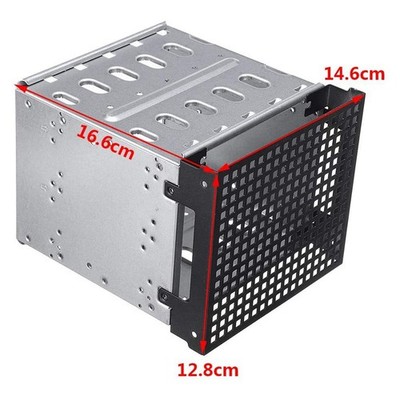 5,25  auf 5 X 3,5   HDD Cage Rack FestplattengehäUse Festplattenfac4404