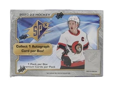 2022/23 UPPER DECK SPX HOCKEY HOBBY BOX