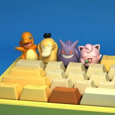 Pokemon Mechanical Keyboard Keycap 3D Custom 5-Piece Set