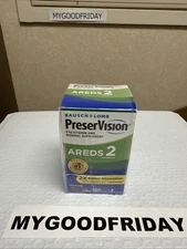 PreserVision Areds 2 Eye Vitamin and Mineral 120 Softgels Exp:6/26 Free Shipping