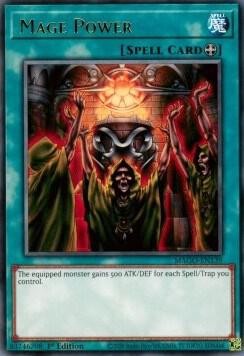 YUGIOH: 1X Mage Power MAGO-EN139 Rare NM