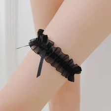 Lace Garter Belt Women Sexy Bow Leg Ring Bridal Lingerie Thigh Band