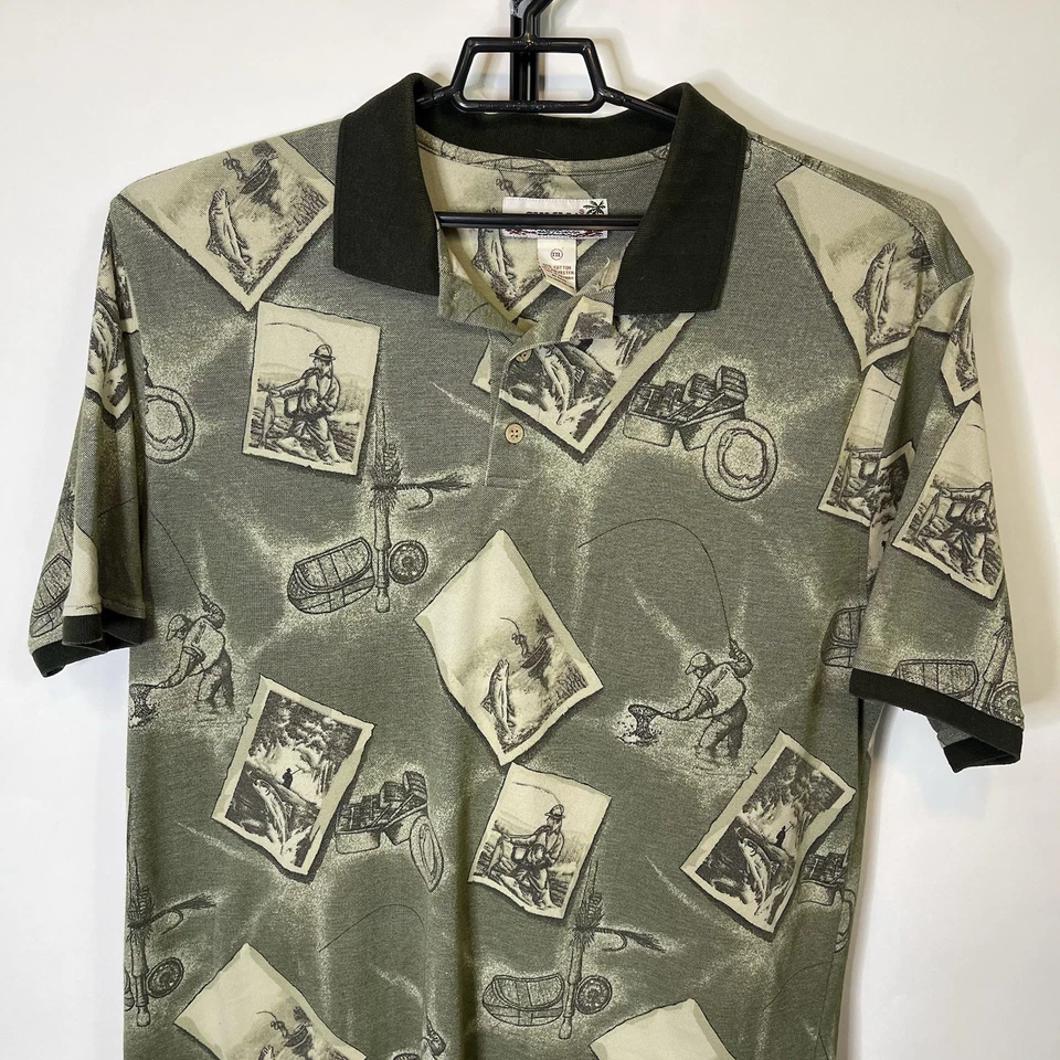 Vintage Summa Fishing Short Sleeve Polo Shirt Size XXL Men’s - Image 2 of 4