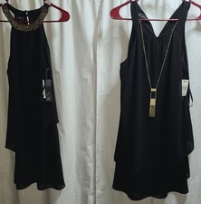 2... NEW Women's "BCX" Dress Brand "BLACK... Size MEDIUM 