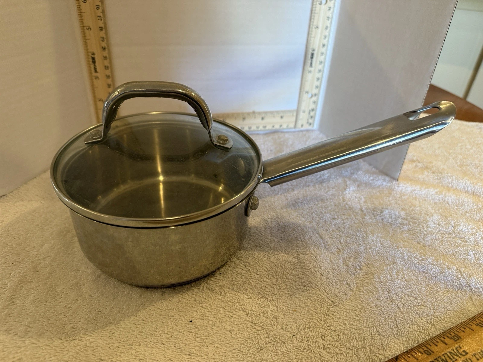 Wolfgang Puck Cookware Sauce Pan Pot #012006 18/10 Stainless w/lid