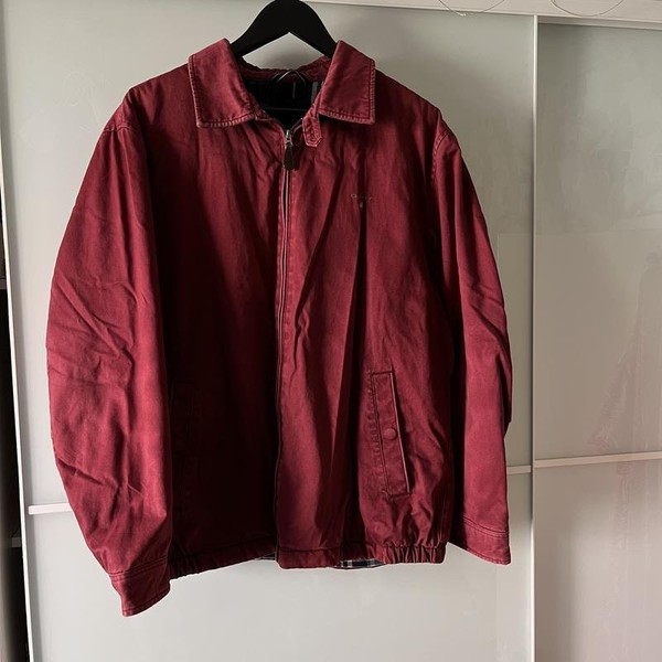 Women Gant Jacket Burgundy XL