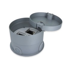 Bodensteckdose Einbausteckdose Bodentank 3fach belegbar versenkbar