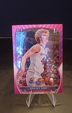 2022-23 Bowman University Chrome - Gradey Dick #41 Pink Refractor (RC)