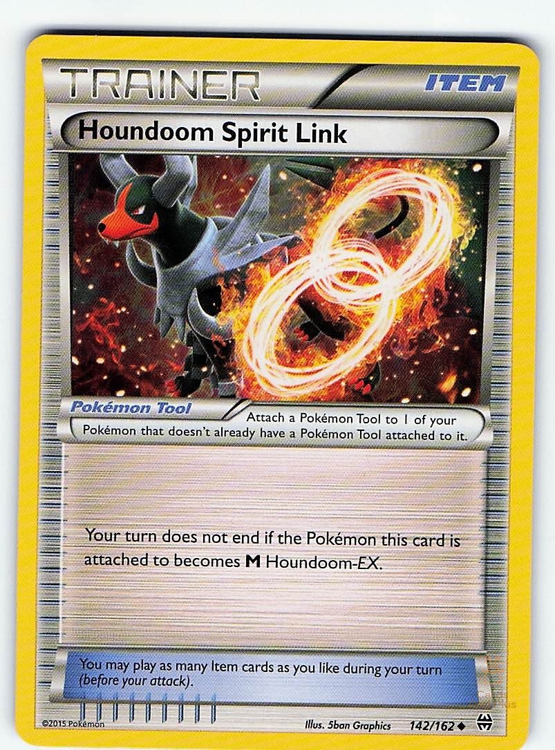 Houndoom Spirit Link 142/162 BREAKthrough - MID ERA - Pokemon NM