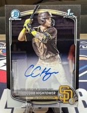 2025 Bowman Baseball - #CPA-CHI Cobb Hightower 1st Chrome Autograph- Padres