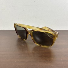 Vintage Cool Ray Polaroid 170 Pantomime Sunglasses Amber Tortoise Shell Square