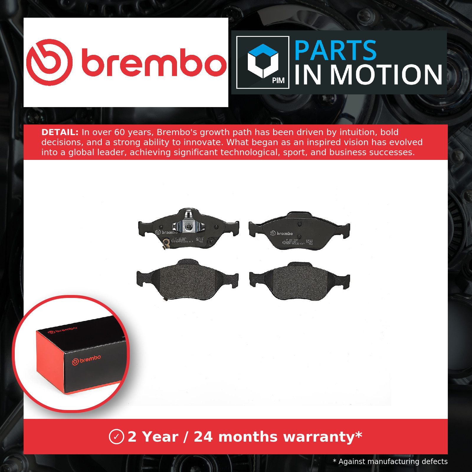 ✅Fits BREMBO KLOCKI SZCZEKI CYLINDERKI P 83 085 BRAKE PADS TOYOTA YA ⭐UK Seller⭐ - Image 6