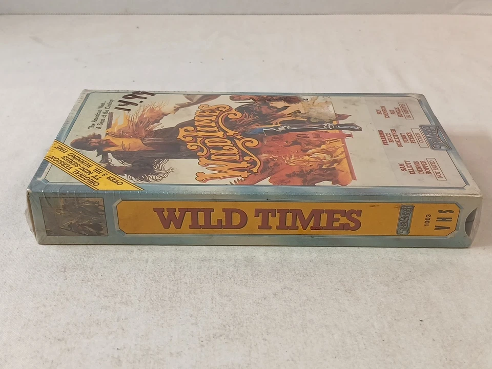 Wild Times VHS Video Tape SEALED 1989 Cowboy Western Sam Elliott Dennis Hopper Foto 3 de 4