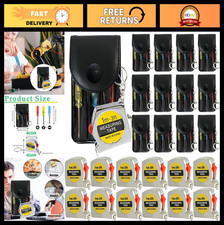 Mini Screwdriver Keychain Tape Measure Set - 24 Pcs for Daily Use Gifts