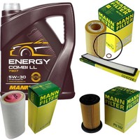 Mann Inspektionspaket 5L Mannol Energy 5W-30 FüR BMW E46 318D 320D 318Td